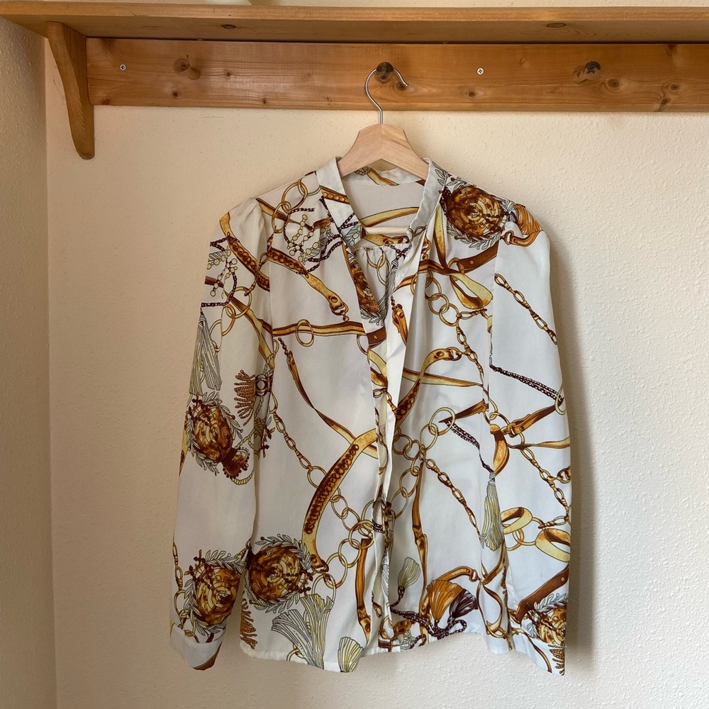 Vintage equestrian blouse!